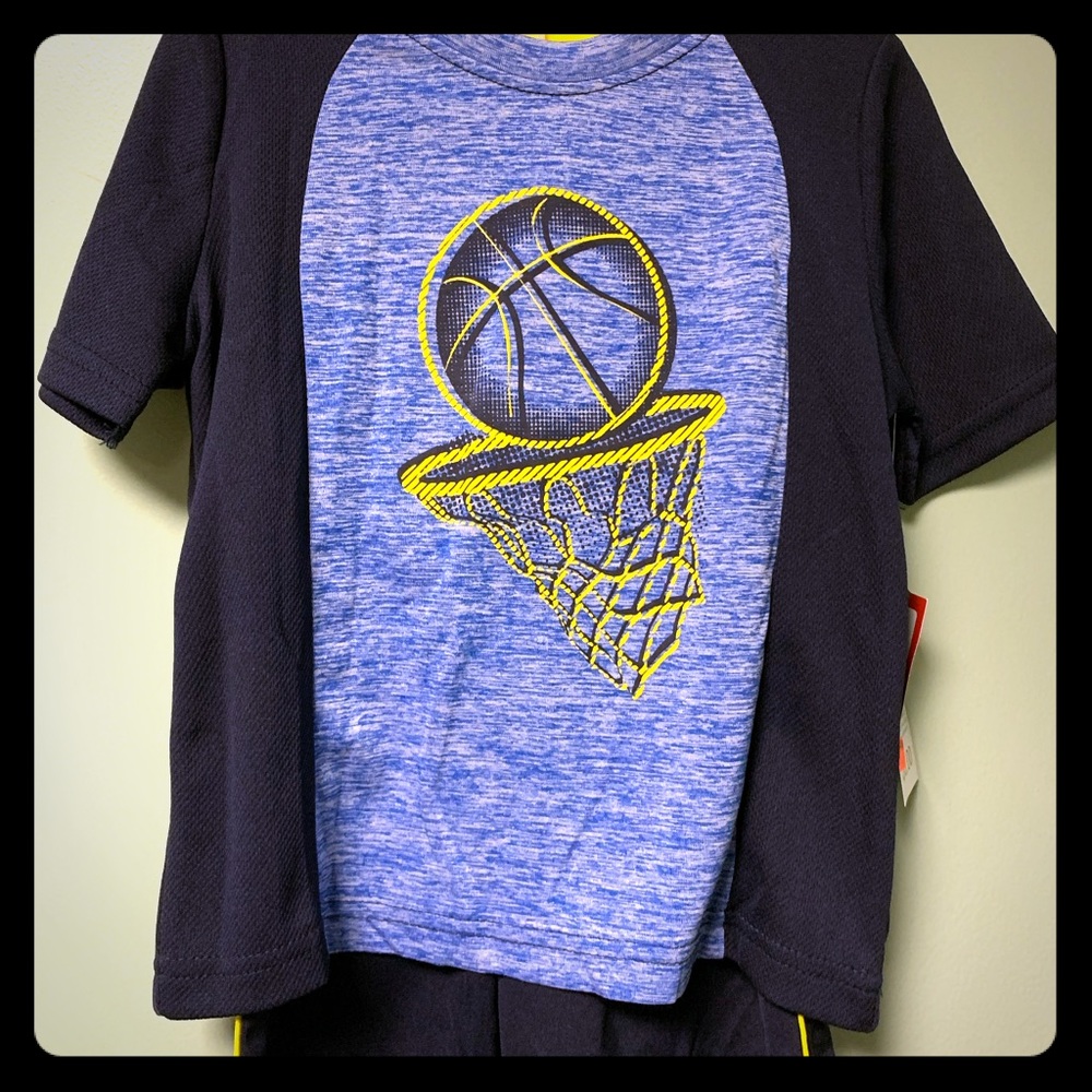 Boys Blue basketball outfit